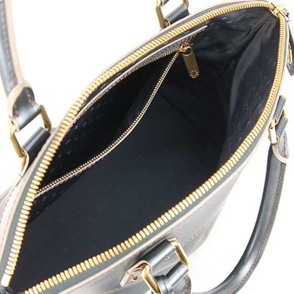 Louis Vuitton Lockit PM Suhari Goat Leather Black Gold Metal Shoulder Bag - Picture 6 of 6